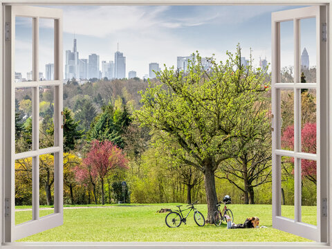 Framed Frankfurt Park