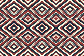 Geometric ethnic oriental ikat pattern traditional Design for background,fabric,wrapping,clothing,wallpaper,Batik,carpet,embroidery style.