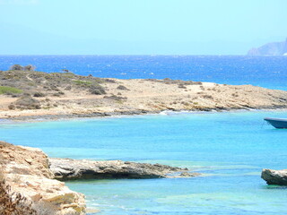 sea and rocks Cyclades Koufonisia August 2021 Aegean Mediterranean