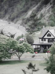 house in the mountains