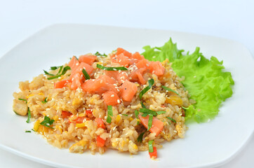 asian china food rice vith vegetables