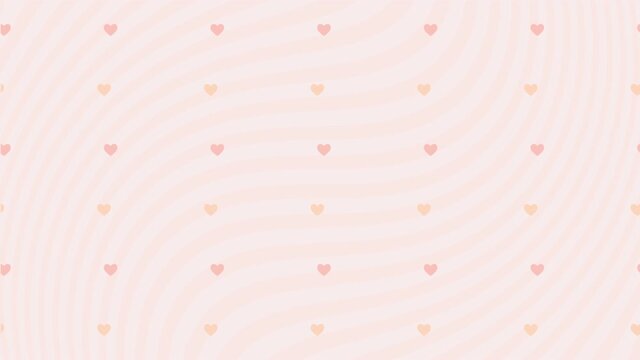wedding pink pattern background with hearts. Love theme for Wedding, Anniversary and Valentine's festival of love motion background.