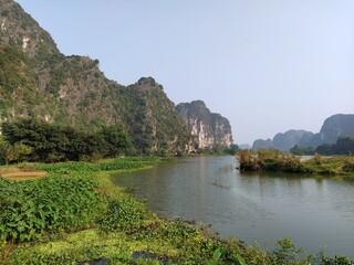 lake in the mountains