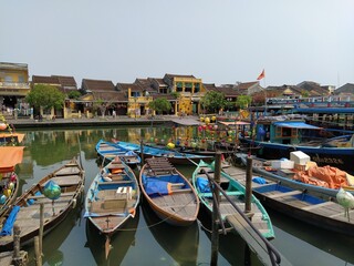 boats in the harbor