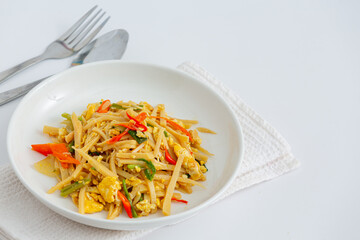 Spicy Bamboo Shoot Stir Fried Recipe