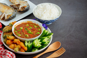 Thai Shrimp Paste Chili Sauce ( Nam Prik Kapi )