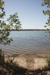 Lake Harriet in Minneapolis Minnesota on a summer morning in August