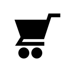 Shopping cart icon vector. purchases illustration sign. buy symbol or logo.