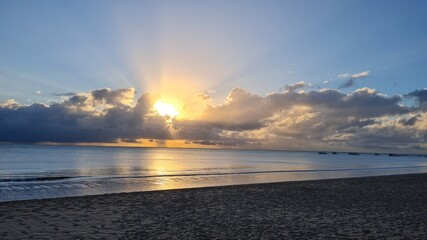 Fototapeta premium sunset over the sea