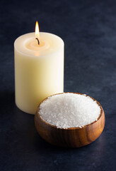 Salt and Light on a Dark Moody Background