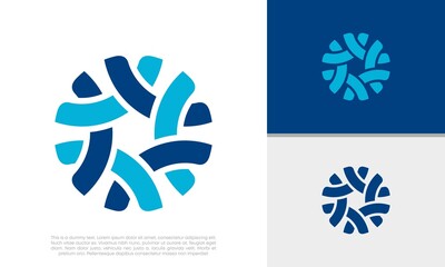 Human Resources Consulting Company, Global Community Logo.
