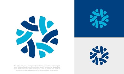 Human Resources Consulting Company, Global Community Logo.
