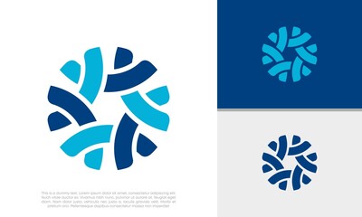 Human Resources Consulting Company, Global Community Logo.
