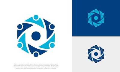 Human Resources Consulting Company, Global Community Logo.