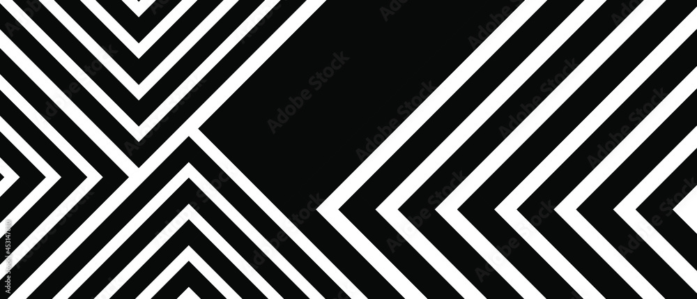 Poster abstract black and white geometric lines. background with diagonal lines. modern dark abstract vecto