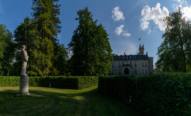 view of the Laitse Castle manor house in northern Estonia