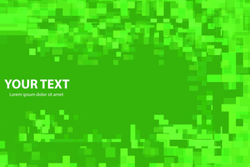 Fototapeta premium Abstract pixel background illustration. Place to write. background from tiles with shadows.