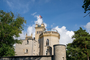 view of the Laitse Castle manor house in northern Estonia