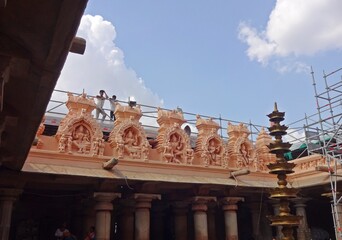 carvings at Gomateshwara (Bahubali) Temple - Karnataka,India