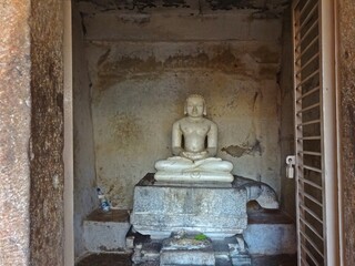 statue at Gomateshwara (Bahubali) Temple - Karnataka,India