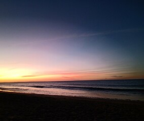 Fototapeta premium sunset on the beach
