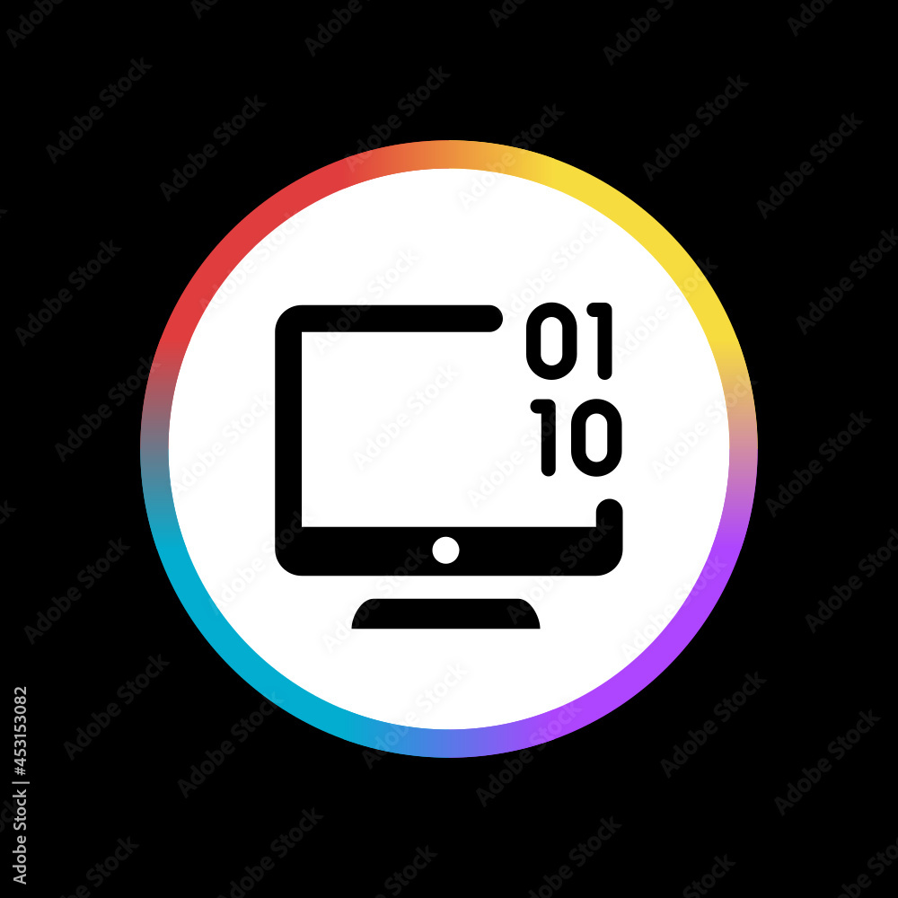Wall mural system coding - sticker
