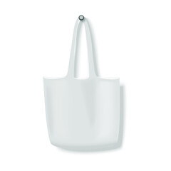 Handbag made of fabricon isolated on a white background