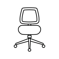 Chair Icon. Furniture sign. editable color. vector illustration.