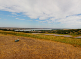 Views of Chamberlain, South Dakota on the Missouri River in Summer