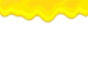 Honey or lemon jelly drops isolated on a white background