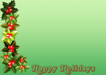 Christmas holiday graphic background