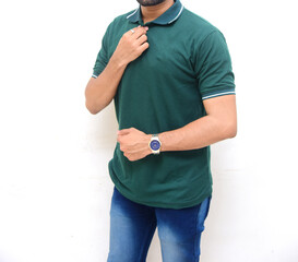 Men's green t-shirt  