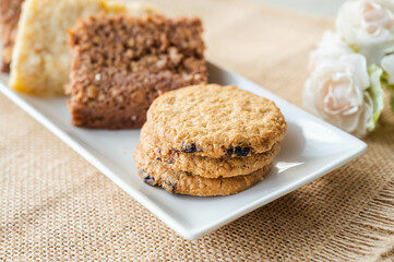 オーツ麦のクッキー