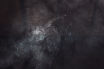 smoke in the dark swirls beautifully