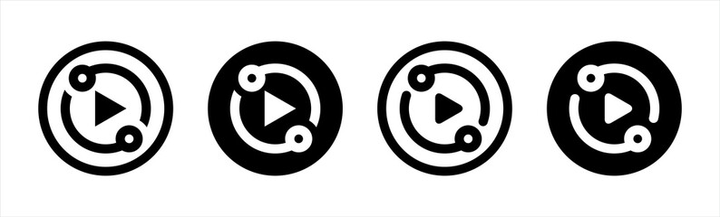 Reverse arrow icon symbol vector. Transition icon. Black transition or reverse vector icons designs can be used for mobile, ui, web. Vector illustration.