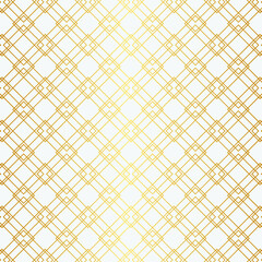 Abstract Vector Line Art Pattern Golden Color. Pattern Background, Stock Illustration.