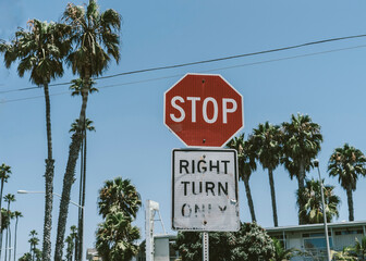 stop sign on the street