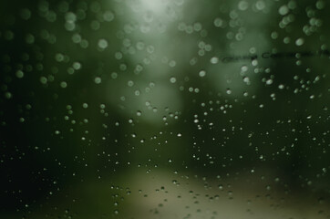 rain drops on window