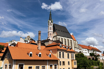 Fototapeta premium Cesky Krumlov, Czech Reppublic famous town