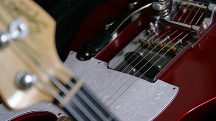 Fototapeta na wymiar Guitar and Bass