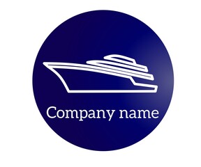 Marine ship logo for your business.