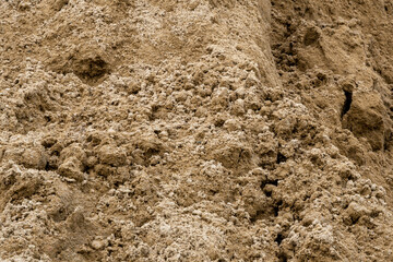 Coarse Sand pile and Find Granular Sand pile and fill Sand pile. used to make concrete  , to create  path , to create  floor. Sand texture , Sand  background and Sand isolated.