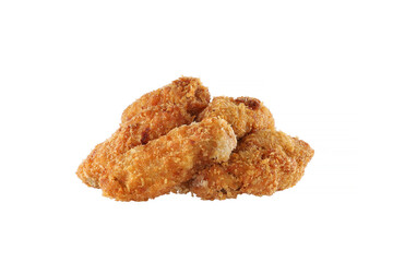 nuggets on a white background, isolated Fast food