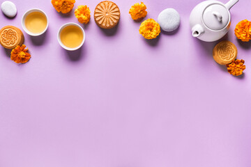 Mid Autumn festival concept