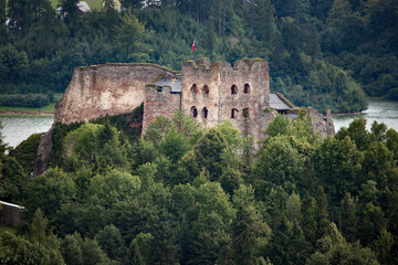 Zamek w Czorsztynie - obrazy, fototapety, plakaty