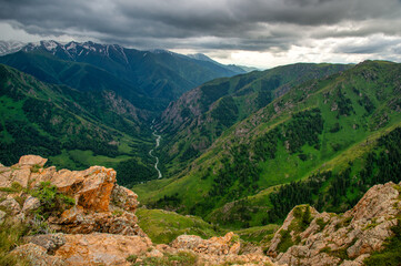 landscape in the mountains