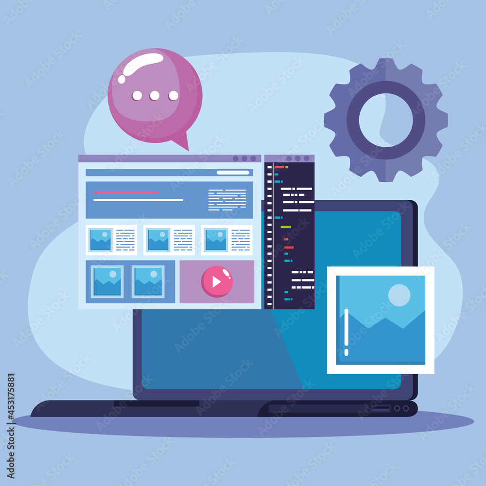 Poster computer and web design