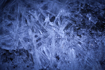 frost on window