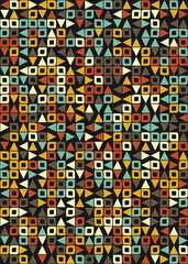 Obraz premium Abstract Geometric Pattern generative computational art illustration