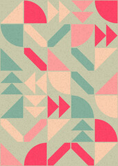 Abstract Geometric Pattern generative computational art illustration